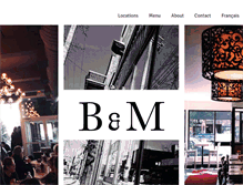 Tablet Screenshot of bmrestaurant.com